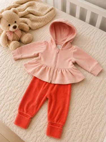 Conjunto infantil super fofinho e quentinho - semi novo - bebê