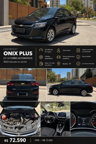 Chevrolet Onix Plus LT 1.0 12V TB Flex Aut. 4P 2023