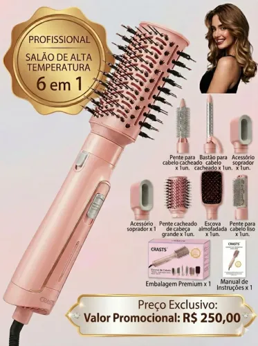 Kit de escovas e modeladores