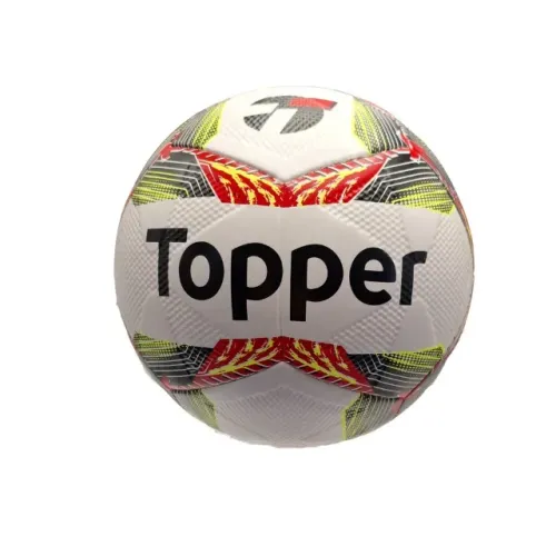 Bola Futebol Campo Topper Slick 24 Branco/Vermelho 7432VERMELHO