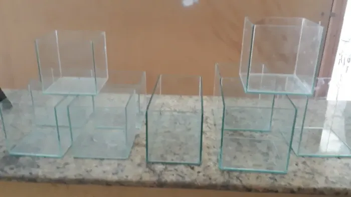 aquários pequenos para decoração floral