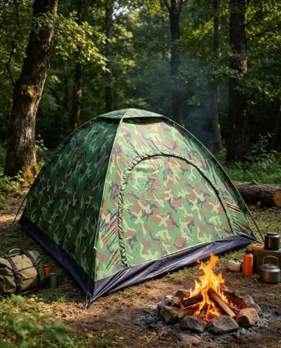 Barraca para acampar