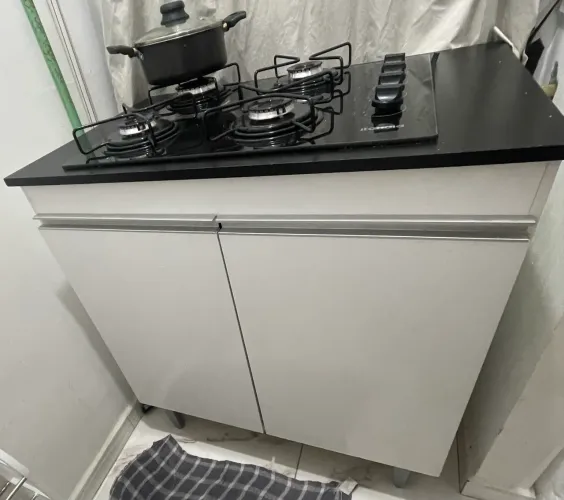 Cooktop +armário Novinho 