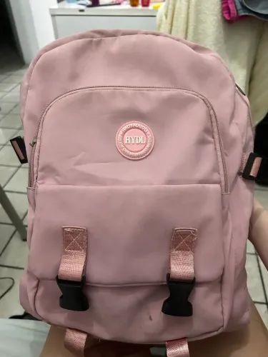 Mochila rosa grande
