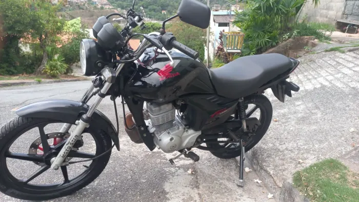 Cg fan 125 transformada em 150 com todas peças originais moto top das top .