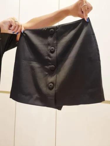 Short Saia Preto - Marca Bluesteel