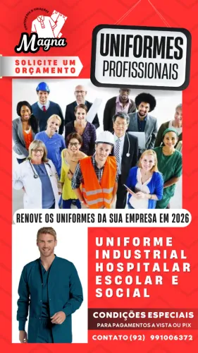 Uniformes, fardamentos, consertos em geral.