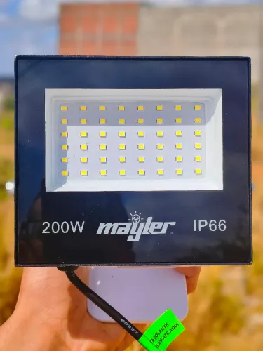 Refletor LED 200w A Prova D'água IP66 - Branco Frio 6000k ou Branco Quente 3000k