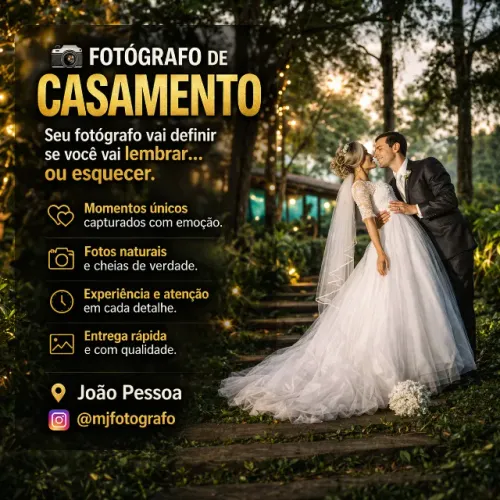 FOTOGRAFO DE CASAMENTO