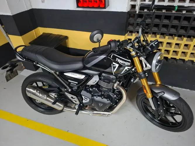 TRIUMPH SPEED 400 | 2026 | APENAS 2.900 KM | PRETA<br>