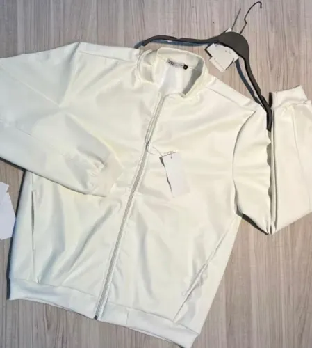Jaqueta Zara Bomber Branca Masculina - Original, Estilo Casual