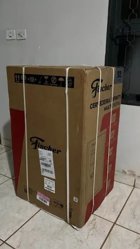 FISCHER CERVEJEIRA INFINITY MULTI FROST FREE 92L PRETO 220V