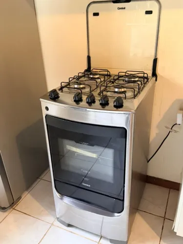 Fogão Consul CFO4NAR 4 Bocas Acendimento Aut Inox