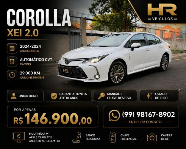 Toyota Corolla XEI 2.0 Flex 16V Aut. 2024