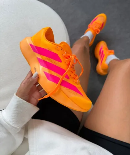 Tênis Adidas Adizero Evo SL Laranja pink