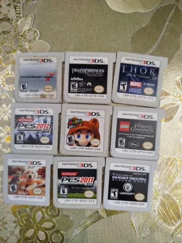 Lote jogos Nintendo 3ds