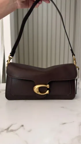 Bolsa Tabby Shoulder Natural Grain Leather 26