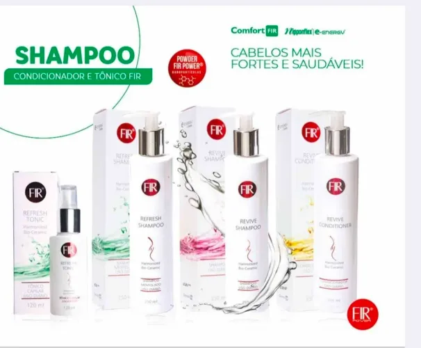 KIT CAPILAR E-ENERGY(SHAMPOO CONDICIONADOR E TONICO )