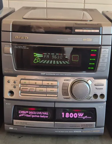 Central Aiwa S70 Funciona Tudo
