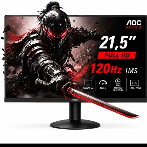Monitor AOC 21,5p 120hz NOVO