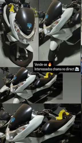 Moto Honda PCX Branco