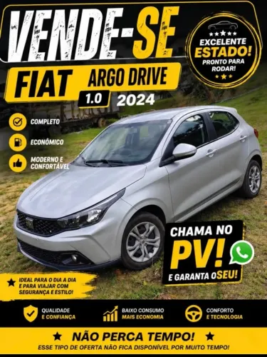 Fiat Argo Drive 1.0 6V Flex 2024