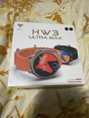 Relógio HW3 Ultra Max Lacrado cor preta