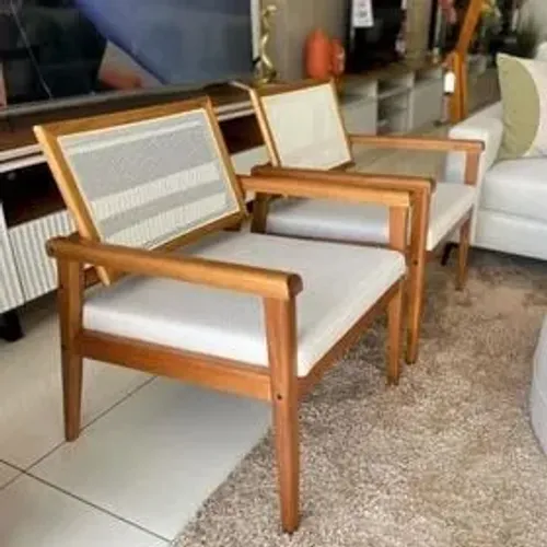 Poltrona em Linho - (Entregamos)!