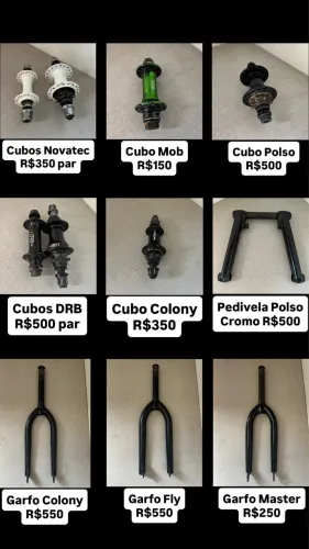 Cubos e Garfos BMX Colony - Master - Fly - DRB - Mob