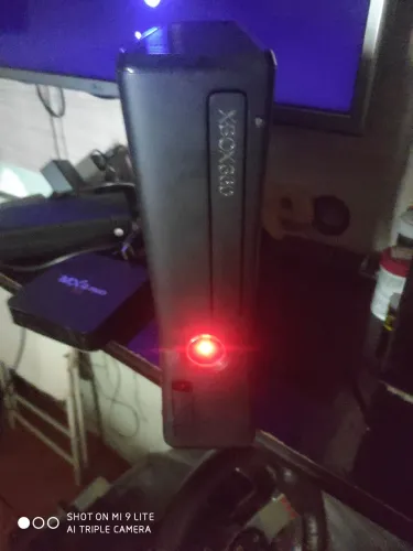 Xbox 360 luz vermelha+controle