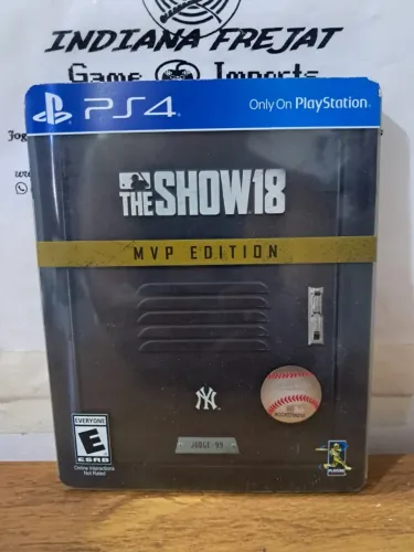 Jogo de PS4 The Show 18 MVP Edition Steelbook linda item importado