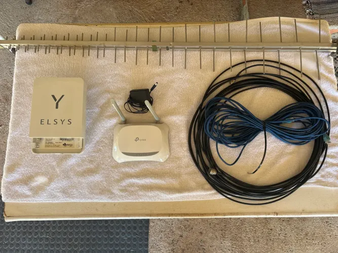 Kit Internet Rural Elsys Amplimax 4G EPRL12 Completo