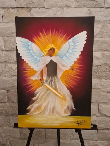 Pintura Óleo Sobre Tela "Luz em Sombras" 40x60 cm | Peça Única<br>