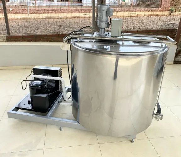 Tina Tanque Resfriador 300 Litros Maturação de Base de Sorvetes e Mistura para Açaí Leite 