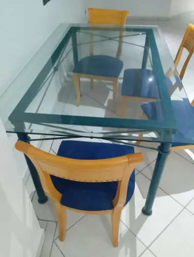 Mesa de vidro 