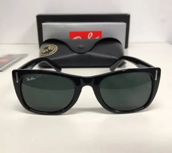 óculos de sol ray ban caribbean black