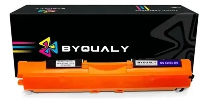 Cartucho de toner compatível com bq series 300a black 1,2 byqualy