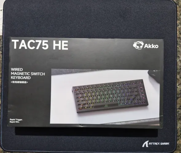 TECLADO MAGNÉTICO TAC 75 HE | NOVO SO RETIRADO PARA FOTOS E TESTES