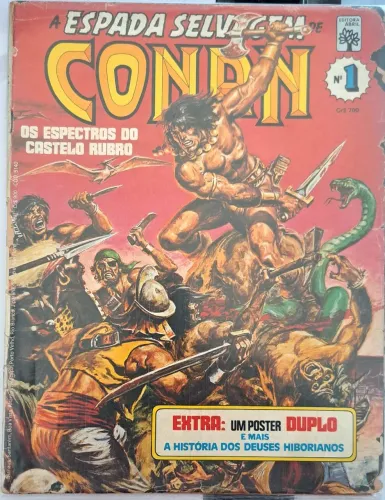 ESPADA SELVAGEM DE CONAN N°1 EDITORA ABRIL