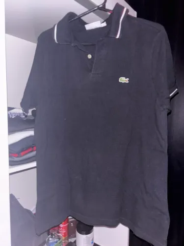 Polo Lacoste Preta