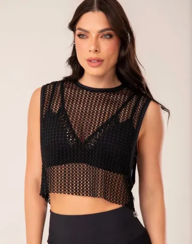 Blusa em tela academia