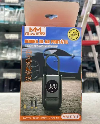 Mini Compressor Bomba de Ar Portátil Recarregável Multi-uso