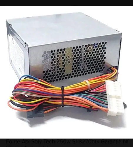 FONTE CHAVEADA ATX 250W<br><br>MODELO: SL-8270BTX(A)