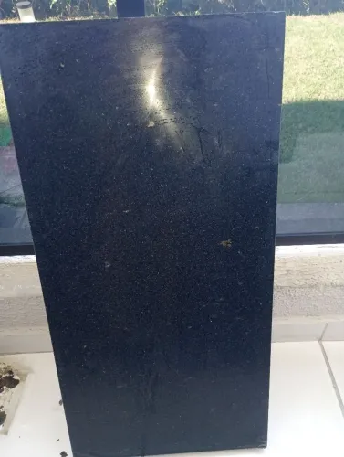 Bancada em mármore Preto São Gabriel