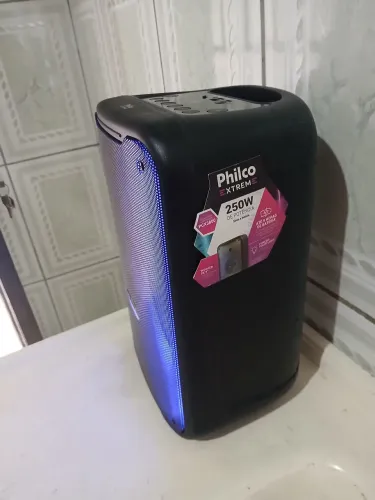 Caixa de som philco 250w disponível para venda
