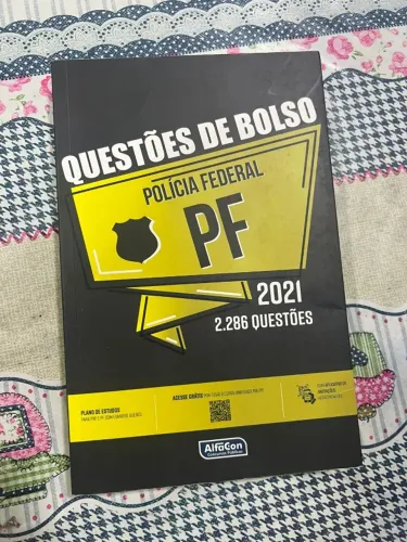 Questões de Bolso PF Polícia Federal Alfacon Evandro Guedes Questões Gabaritadas