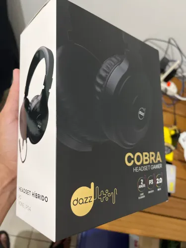 Fone de ouvido HEADSET com nota fiscal e caixa