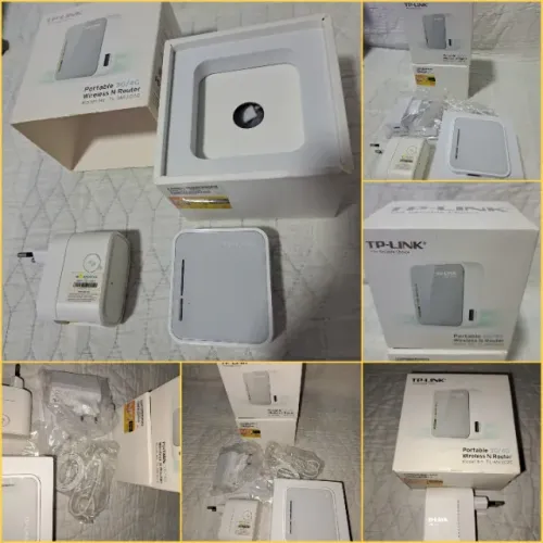 01 Roteador Tp-link Tl-mr3020 + 01 Roteador E Repetidor D-link Dir 505 (Usado)