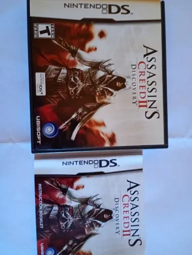 Assassin's Creed II Discovery Nintendo DS original estojo Made in Japan 
