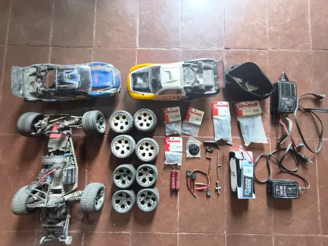 Automodelo Traxxas Rustler VXL Controle remoto 